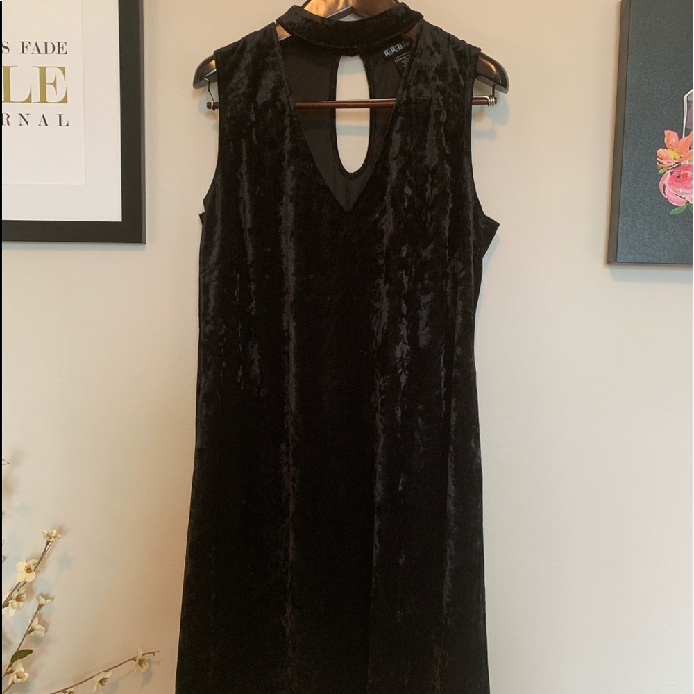 Black Velvet Choker dress